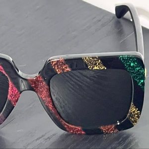 Gucci, Candy Stripe Glitter Shades, New